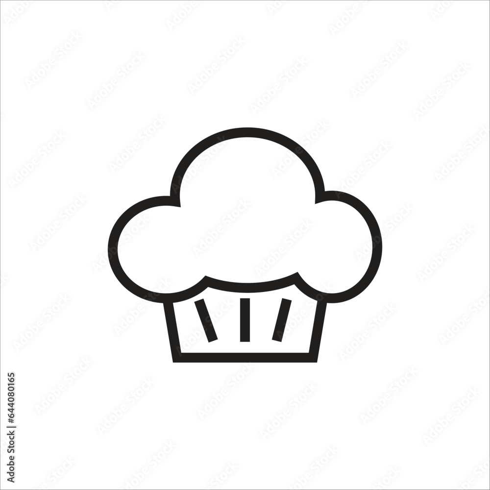 cup cake vector icon line template cup cake vector icon line template
