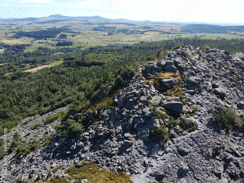 Le Lizieux,  Le Mezenc, Suc D'Apchon, Le Chambon sur Lignon, Mazet Saint Voy, Haute-Loire, Auvergne Rhône Alpes, France, Europe, Massif Central photo