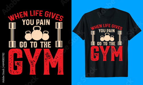 Gym T shirt Design