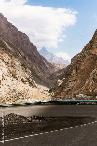 Mountain road in Tajikistan