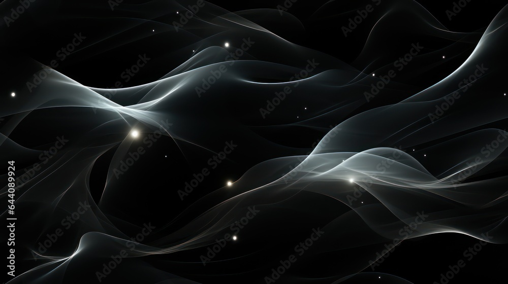 Fototapeta premium Winter Abstract Art with Smooth Lines and Sparkling Textures
