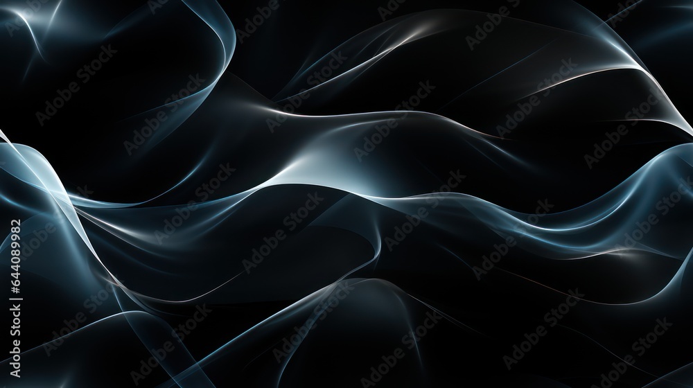 Obraz premium Winter Abstract Art with Smooth Lines and Sparkling Textures