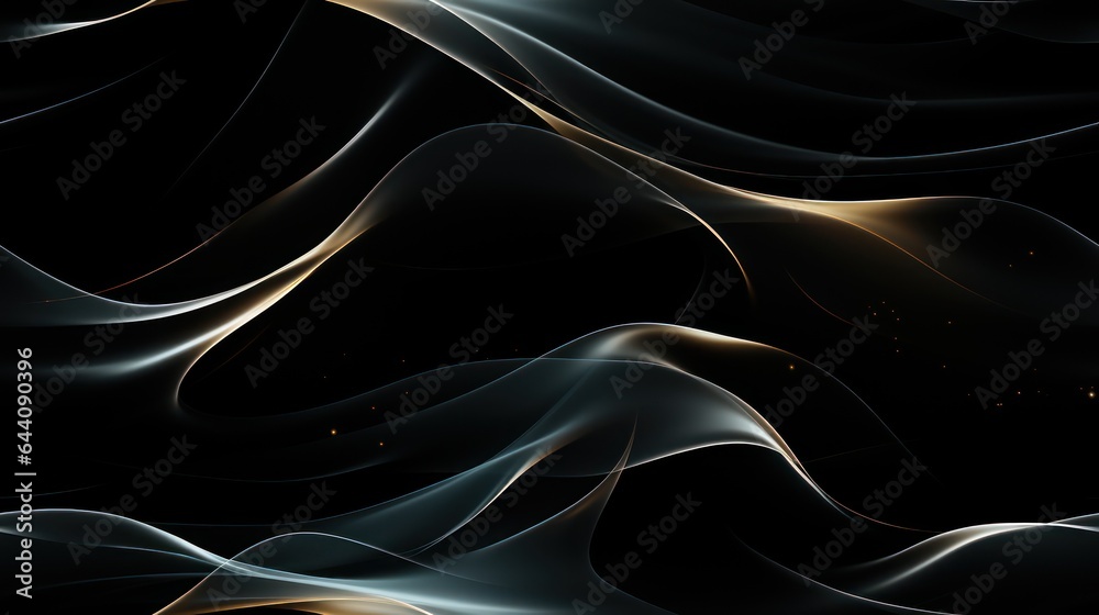 Fototapeta premium Winter Abstract Art with Smooth Lines and Sparkling Textures