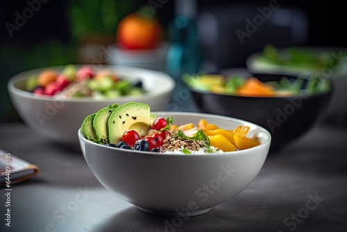 breakfast bowls food plate