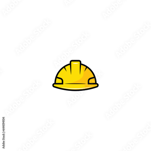 Contruction hat logo vector graphics