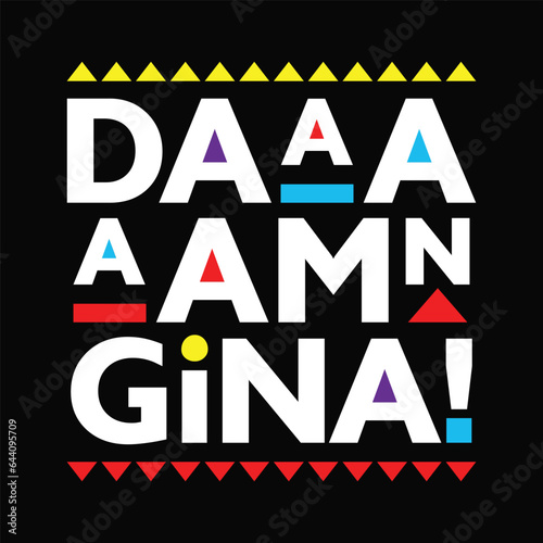 Stylish , fashionable  and awesome black history month quotes typography  illustrator