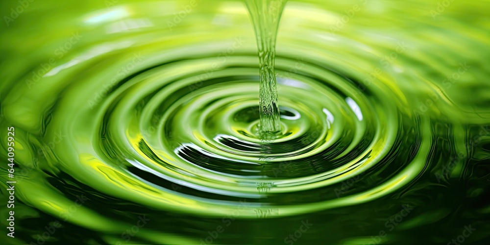Nature elegance. Macro view of single raindrop in motion. Liquid harmony. Serene waves and circles in clear water. Purity in motion. Raindrops creating ripple Nature elegance. Macro view of single raindrop in motion. Liquid harmony. Serene waves and circles in clear water. Purity in motion. Raindrops creating ripple