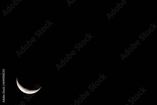 moon, lua minguante. 