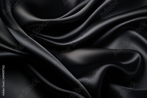 black satin background - generative ai