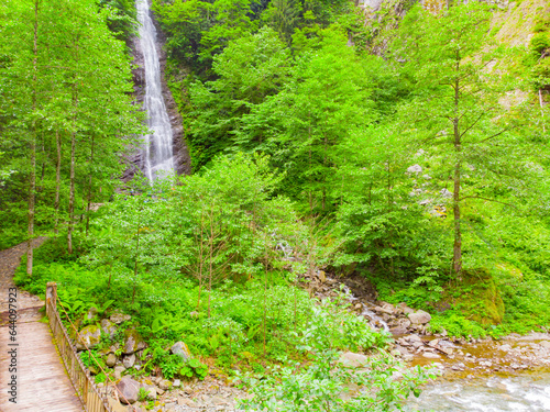 Summer Season in the Tar Waterfall, Camlihemsin Rize, Turkey