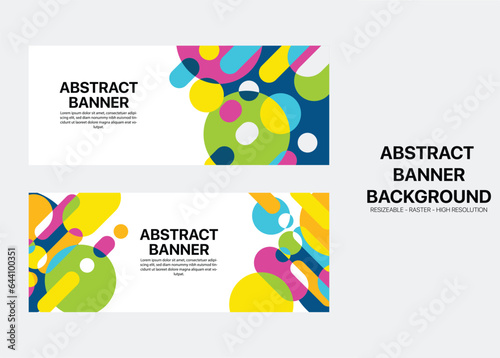 Abstract Banner Design. Abstract Template Banner. Editable Banner vector © Sutarsa