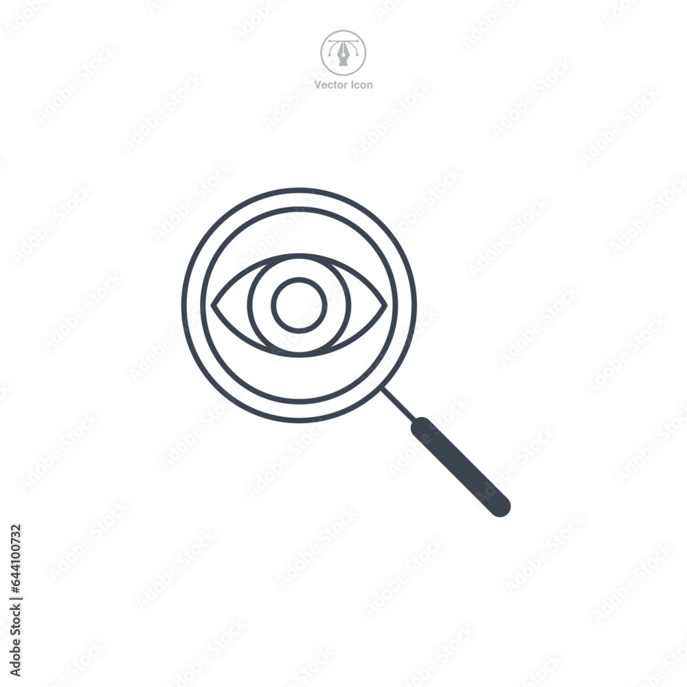 Spy icon symbol vector illustration isolated on white background Spy icon symbol vector illustration isolated on white background