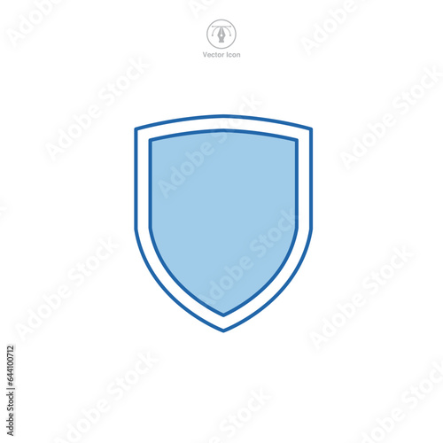 Free Download Shield icon symbol vector illustration isolated on white background - GFXLoad