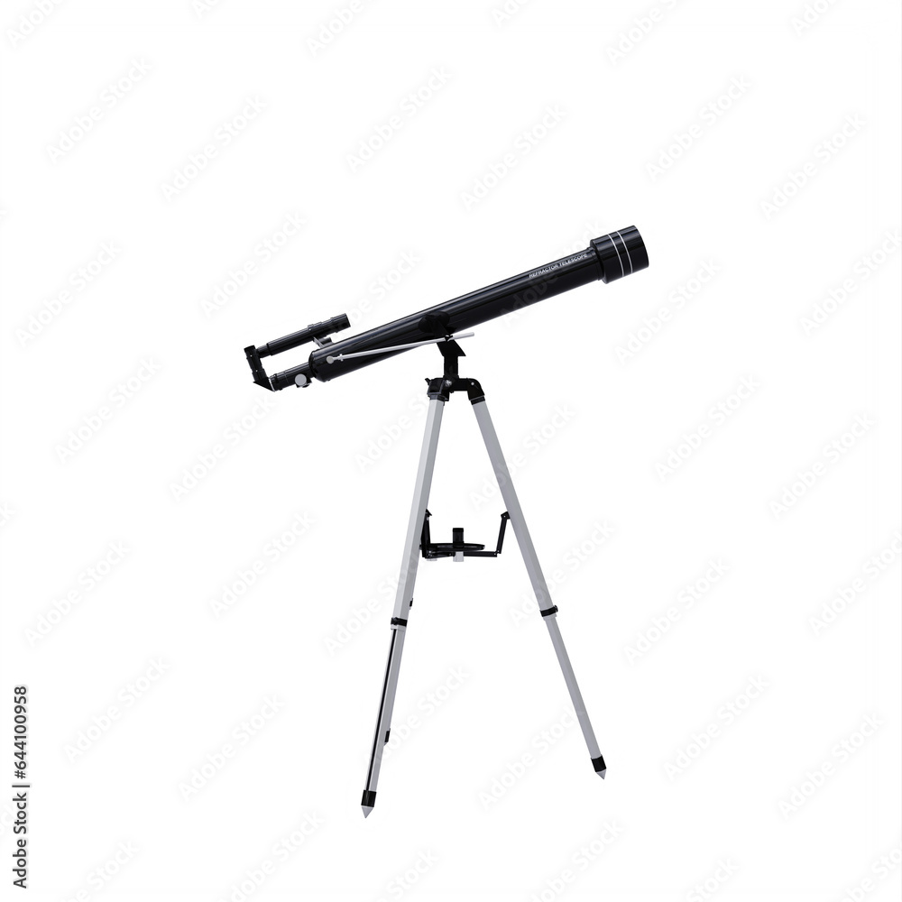 Refractor Telescope isolated Refractor Telescope isolated
