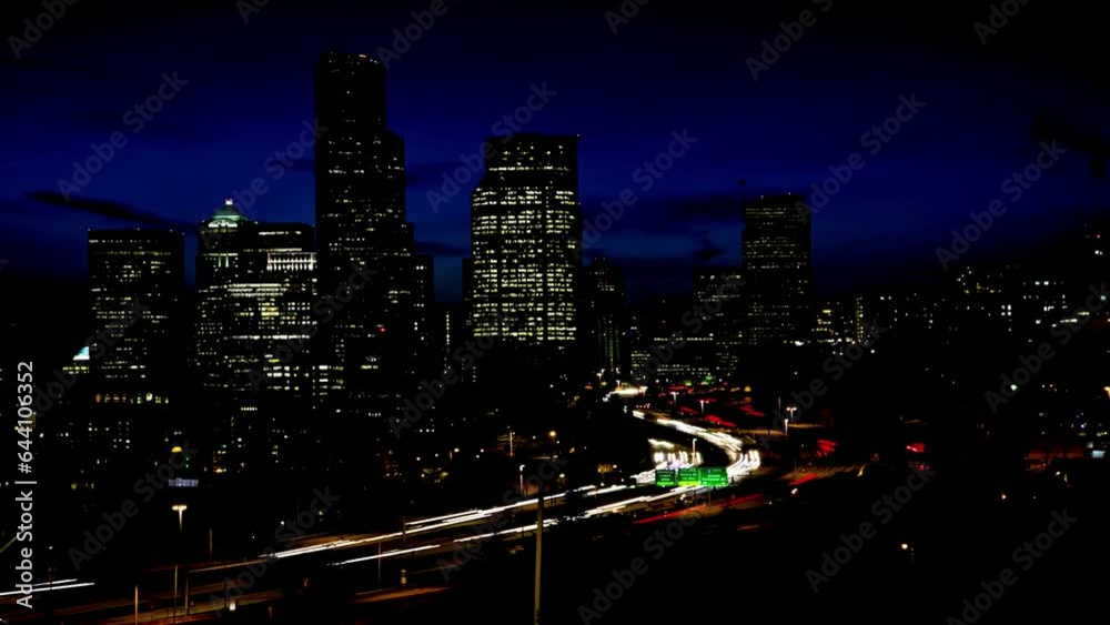 Seattle Evening Transformation: 4K Time-Lapse of Downtown at Dusk Seattle Evening Transformation: 4K Time-Lapse of Downtown at Dusk