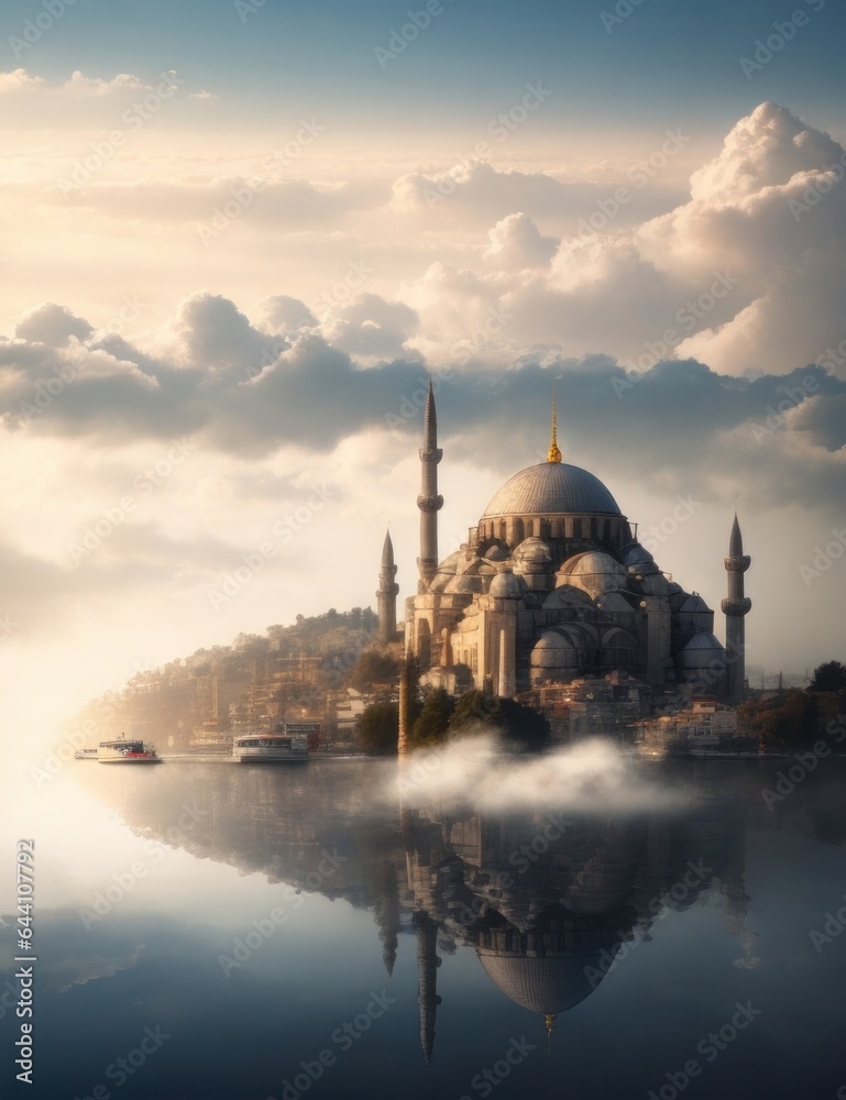 Fototapeta premium mosque landscape2