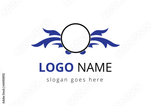 Wing Logo Design For Freight and Transportation Symbol. photo