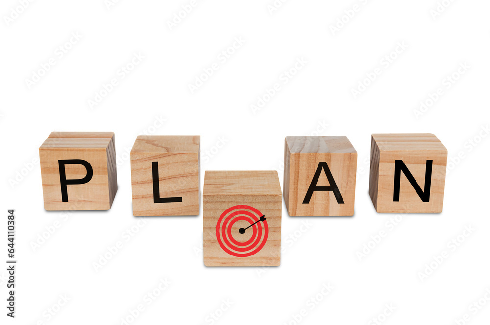 Place a wooden block with the text Place a wooden block with the text