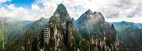 Photography Mangshan Wuzhifeng Scenic Area, Yizhang County, Chenzhou City, Hunan Province, C