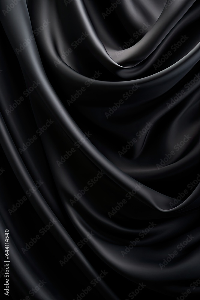 black satin background - generative ai black satin background - generative ai