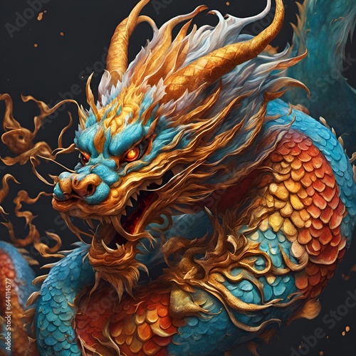 chinese dragon statue © dotZeroArt