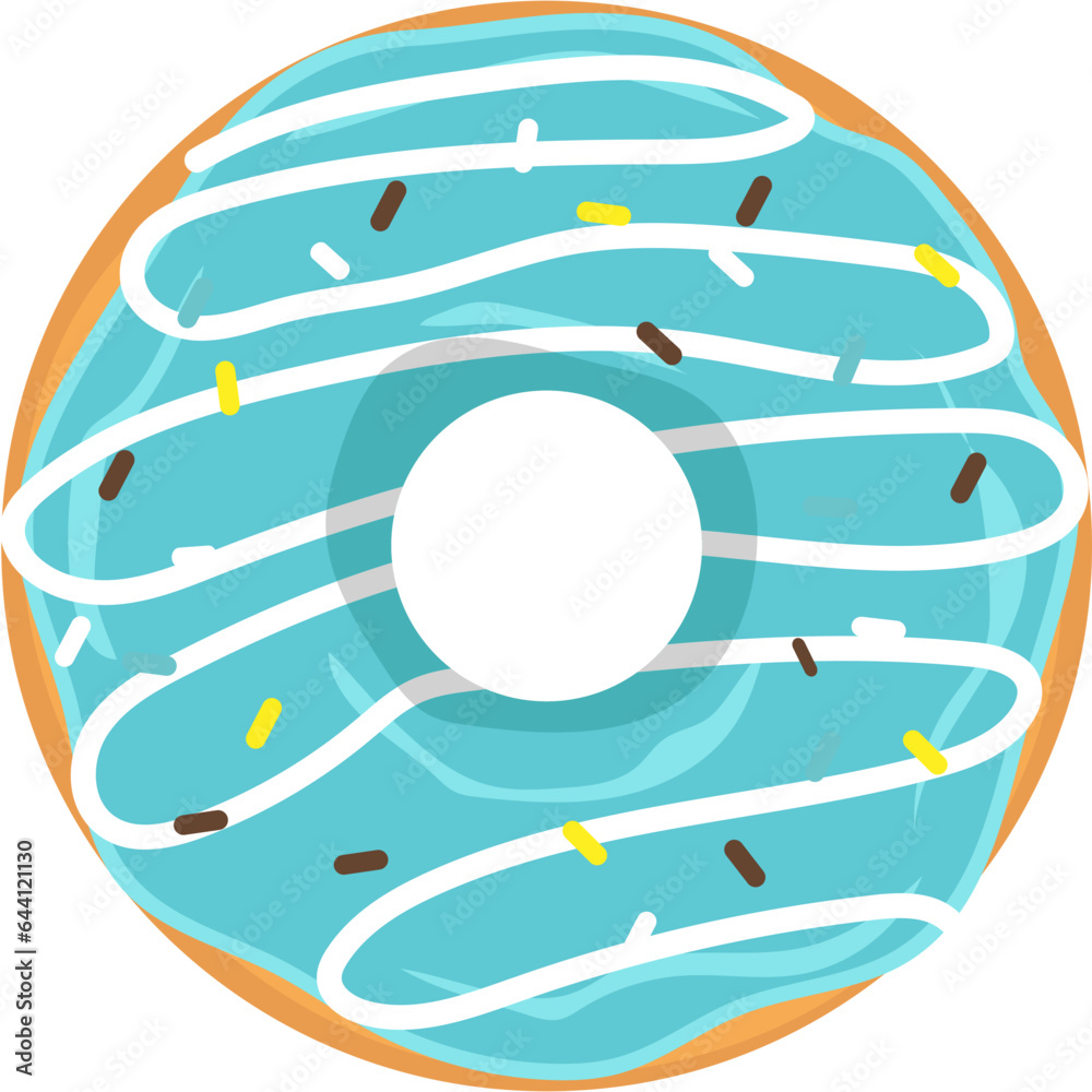 Obraz premium Delicious Donut Illustartion
