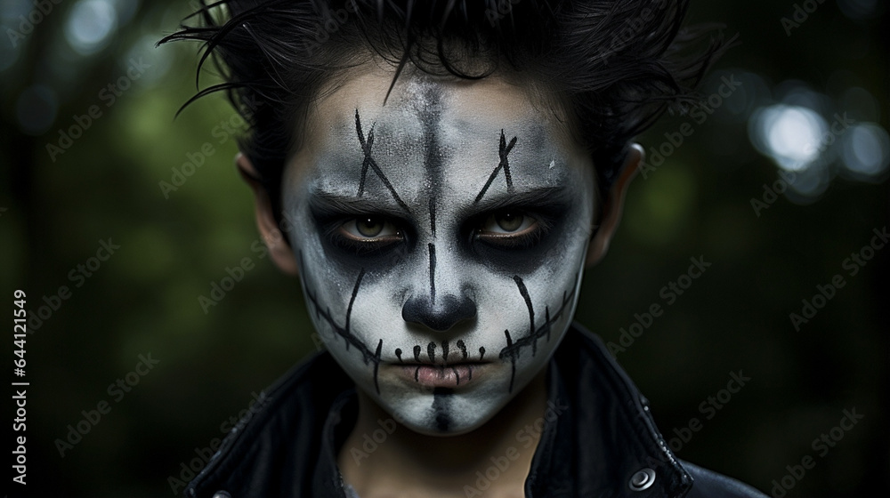 child in Halloween costumes child in Halloween costumes