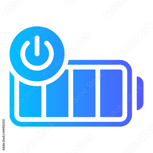on off gradient icon