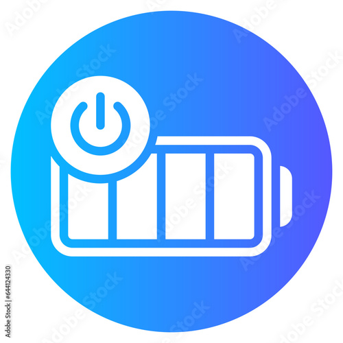 on off gradient icon