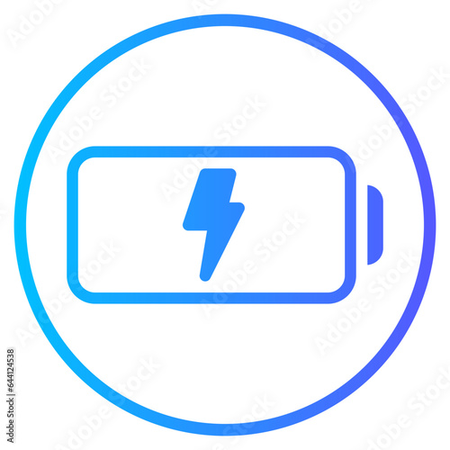 charge gradient icon