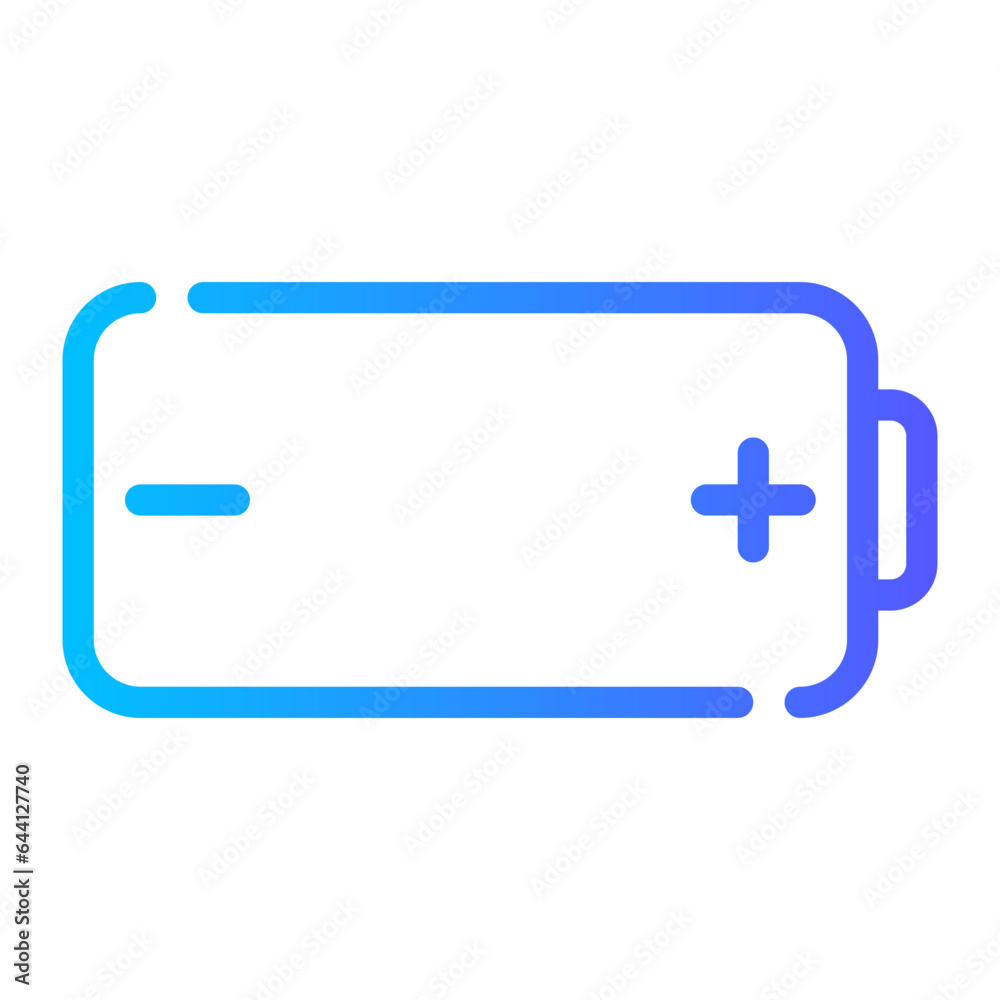 battery gradient icon battery gradient icon