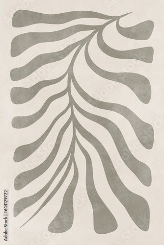 Obraz na płótnie Printable wall art poster print. Hand drawn minimalism design for scandinavian interior. w salonie