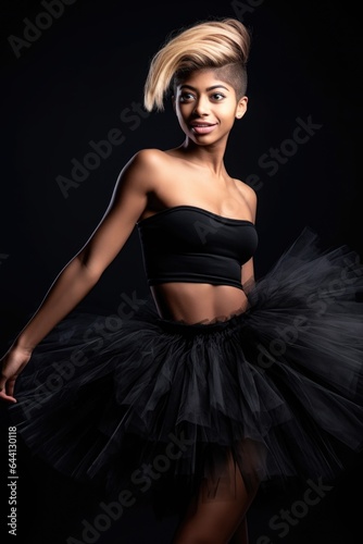 shot of a beautiful young woman modeling a tutu