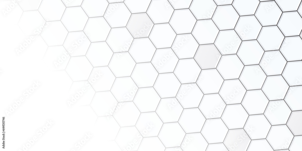 abstract white hexagon background design a white honeycomb grid pattern. . geometric background abstract white hexagon background design a white honeycomb grid pattern. . geometric background