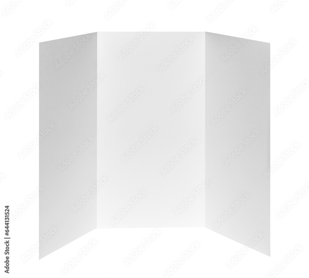 folded leaflet white blank paper template book folded leaflet white blank paper template book