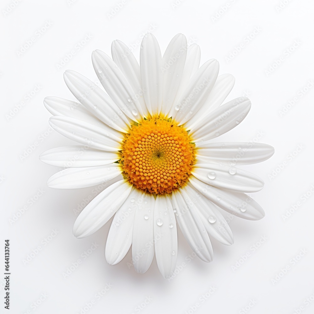 Photo of Daisy Flower isolated on a white background
