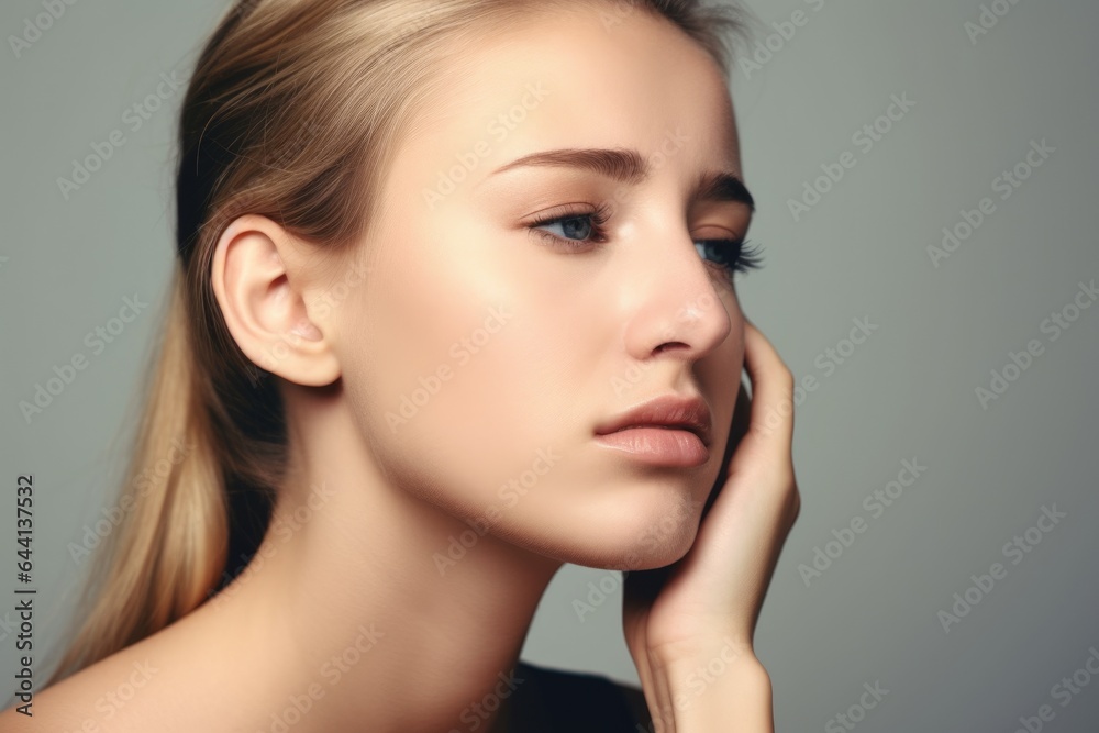 closeup shot of a young woman experiencing discomfort in her ear closeup shot of a young woman experiencing discomfort in her ear