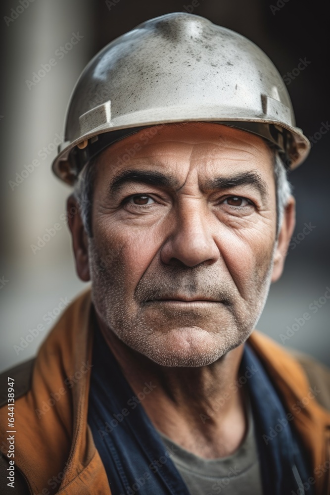 portrait of an confident mature man working at a construction site portrait of an confident mature man working at a construction site