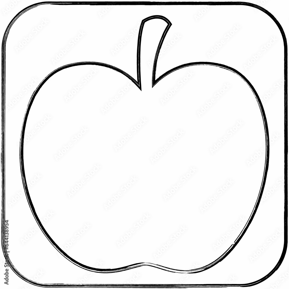 Apple icon for decoration and design. Apple icon for decoration and design.
