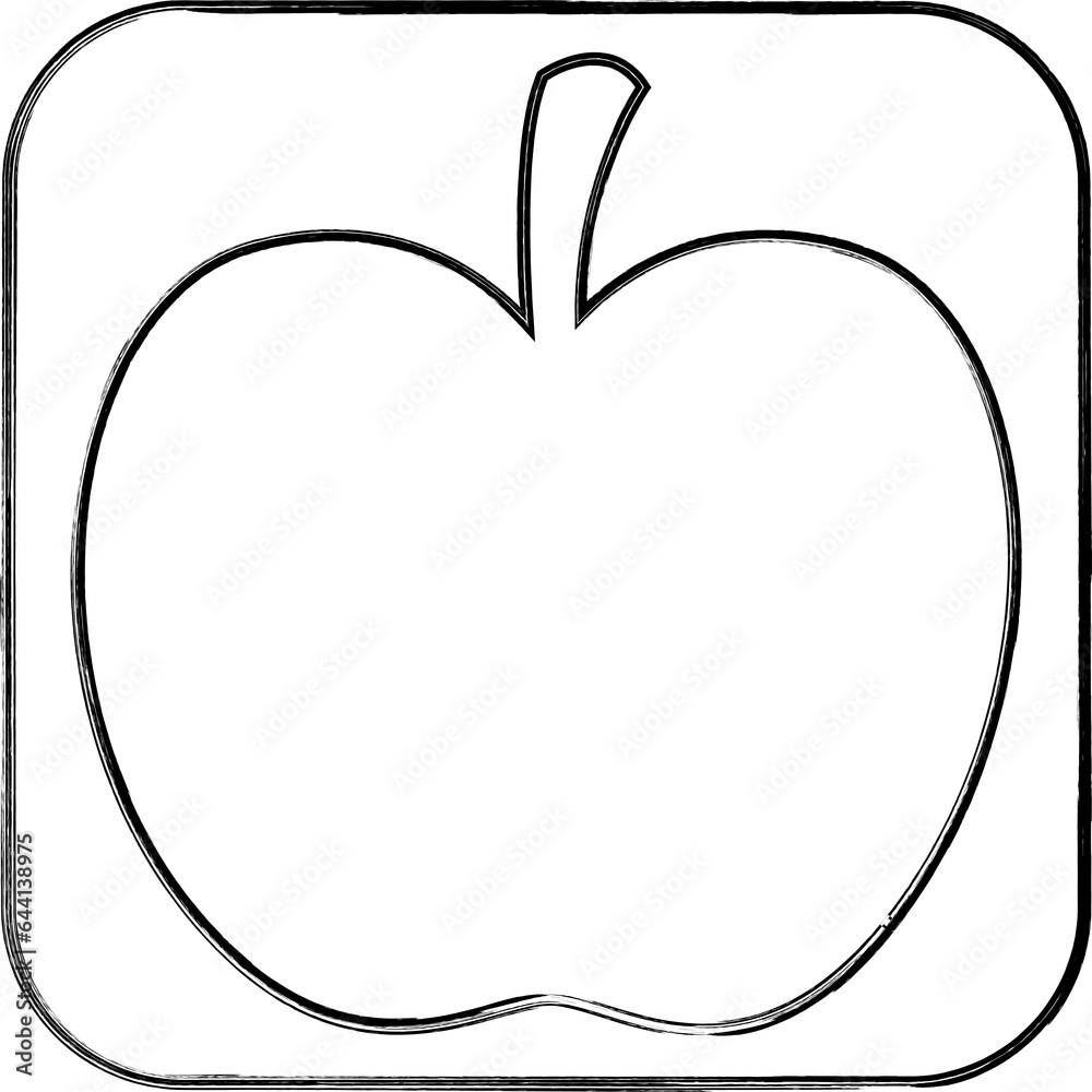Apple icon for decoration and design. Apple icon for decoration and design.