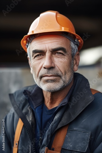 portrait of an confident mature man working at a construction site © Alfazet Chronicles