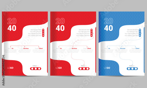 Modern & Creative Book Cover Design , vector file layout  template