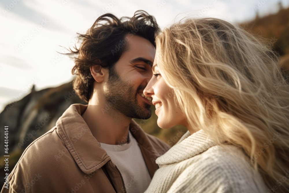 cropped shot of a young couple enjoying the outdoors