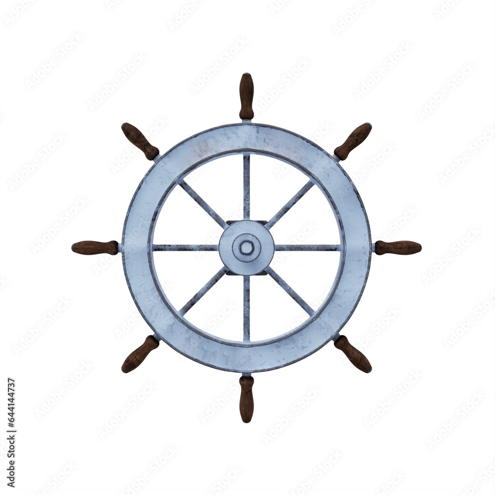 Ship helm wheel