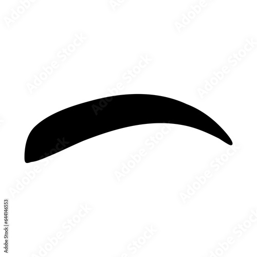 Eyebrow design logo. Vector brow. Minimalism.