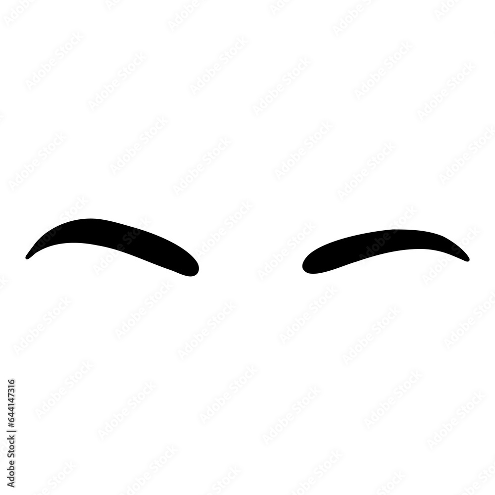 Eyebrow design logo. Vector brow. Minimalism. Eyebrow design logo. Vector brow. Minimalism.
