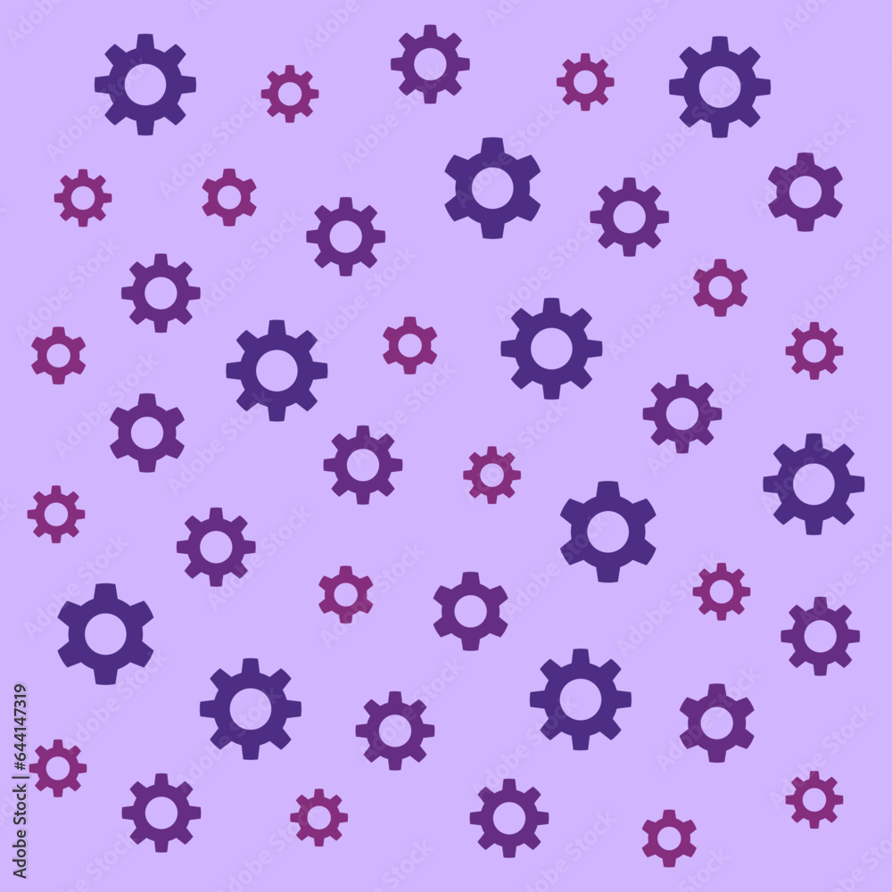 Gear patterns on light background Gear patterns on light background