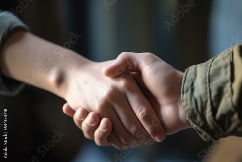 closeup shot of two unrecognisable people shaking hands