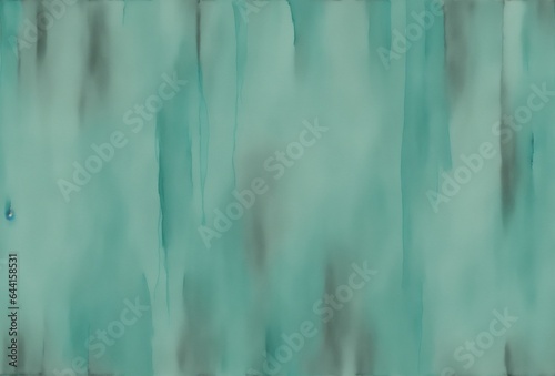 Repeating abstract colour background with watercolor paint with teal green and black. can be used as web banner or background.