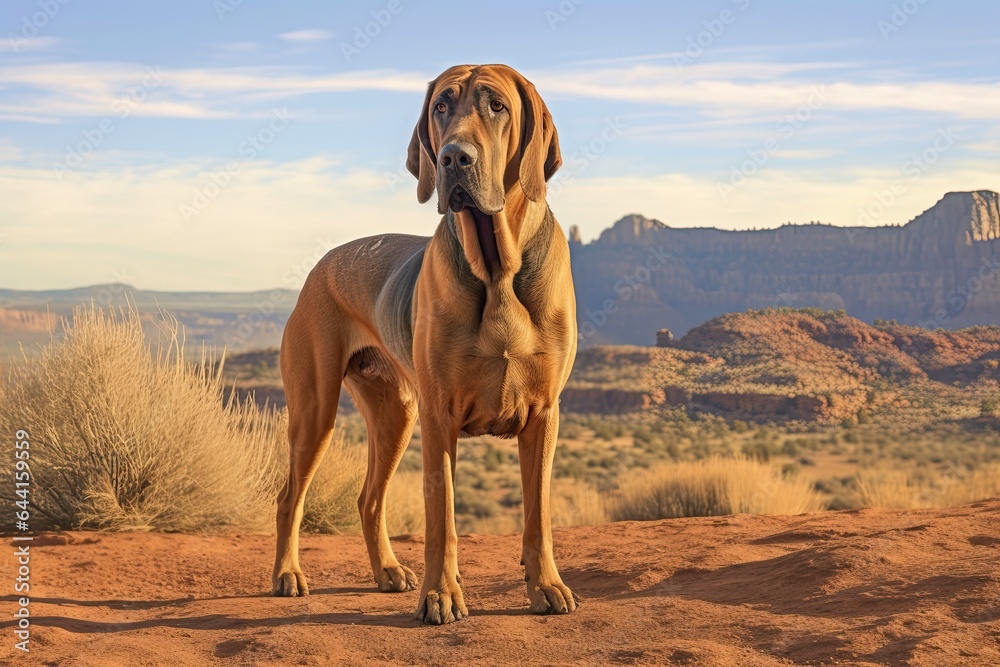 Bloodhound  Dog, AKC-Approved Canine Series: Portraits of Dogs